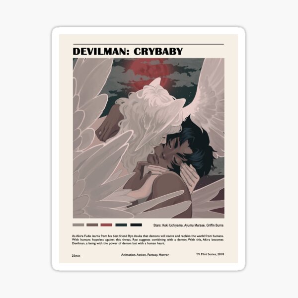Devil Anime Poster Sticker