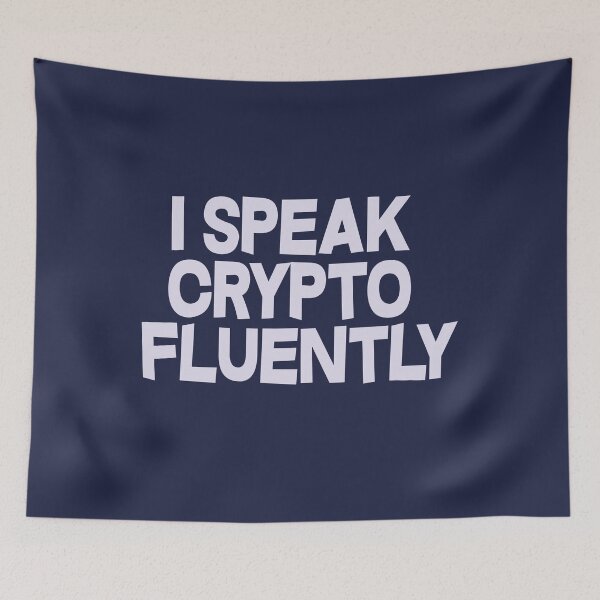 Item preview, I speak crypto fluently designed and sold by dacdibac.