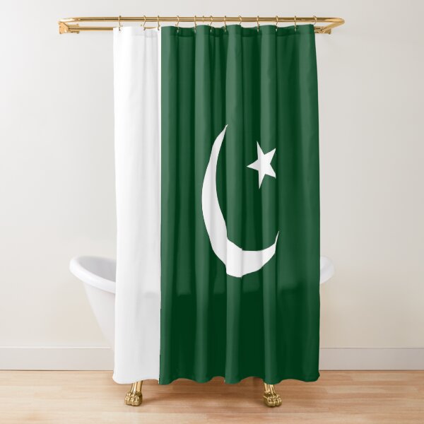 Flag of Pakistan, pakisani flag Shower Curtain