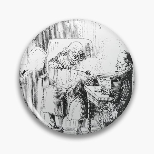 Item preview, Scrooge and Bob Cratchit designed and sold by Vintage Designs +.