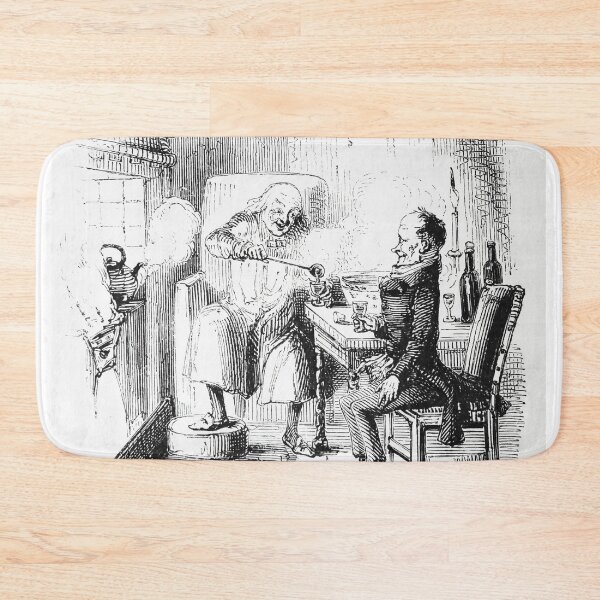 Item preview, Scrooge and Bob Cratchit designed and sold by Vintage Designs +.