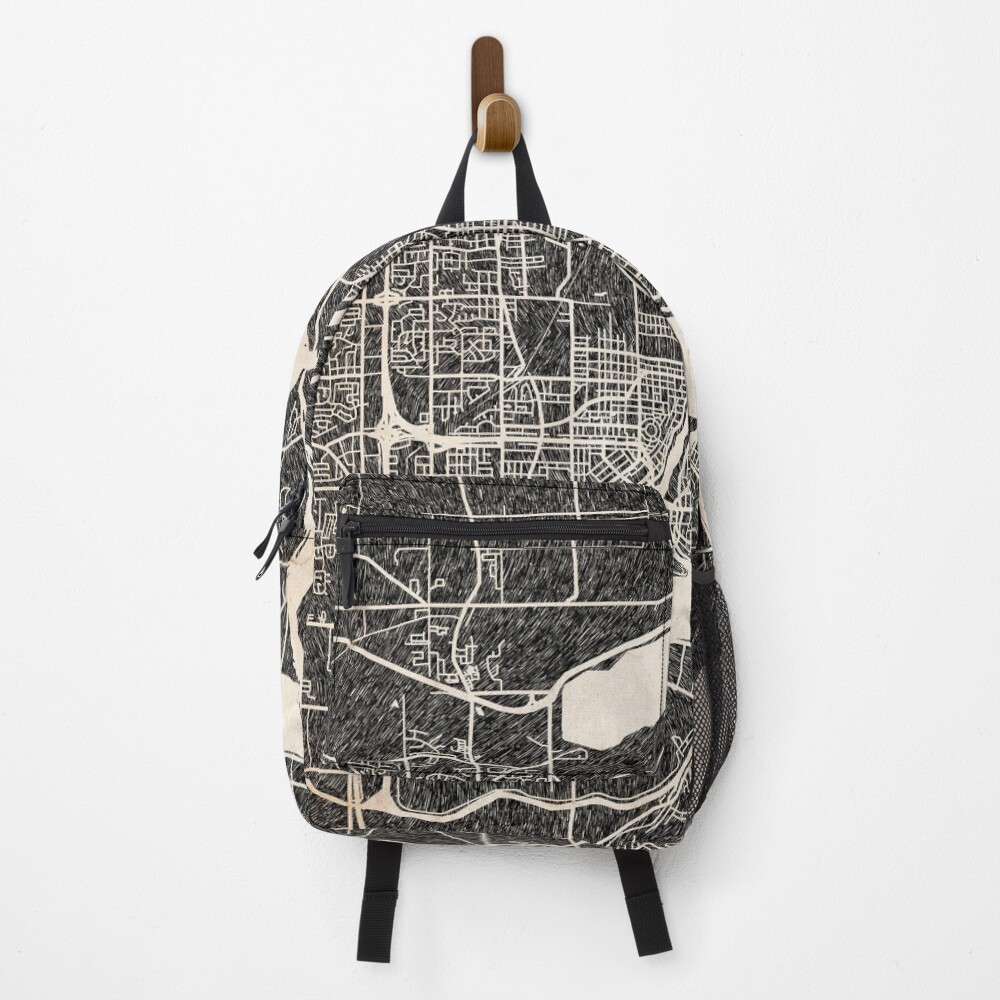 Vista previa del artículo con la obra «Mochila», diseñado y vendido por InkMaps.