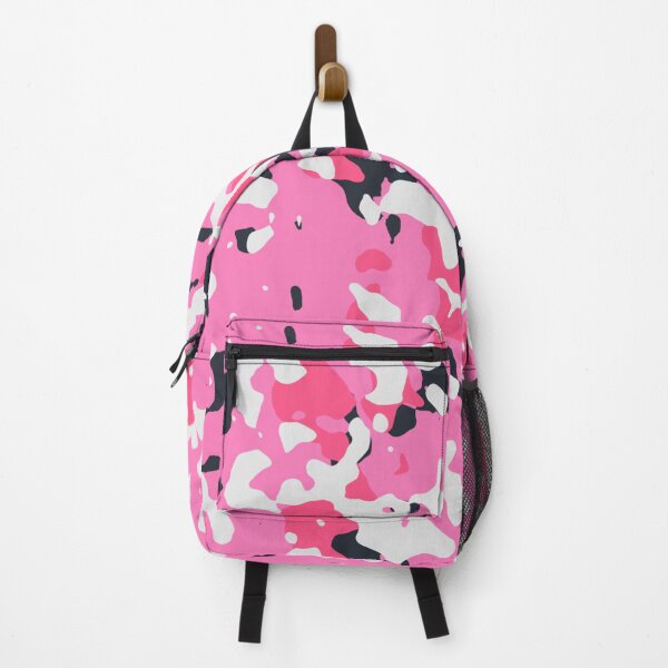 Item preview, pink camouflage military abstract pattern designed and sold by cvwbcamp.