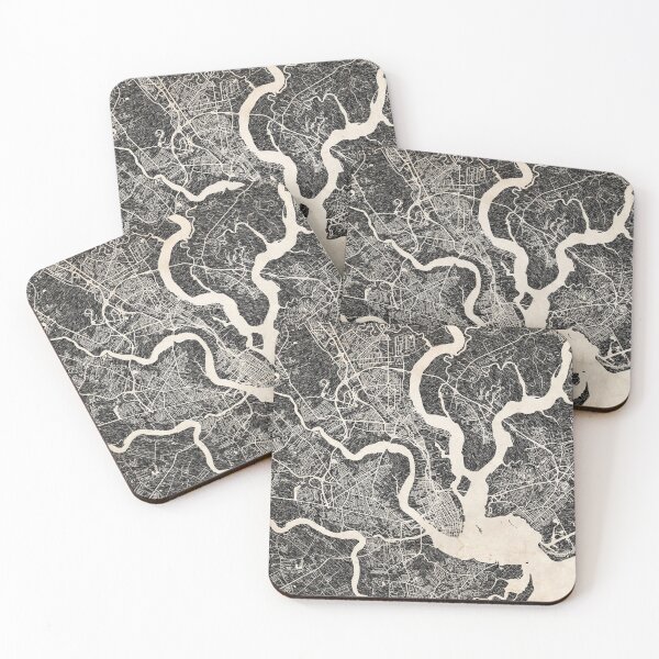 Item preview, North Charleston map South Carolina designed and sold by InkMaps.