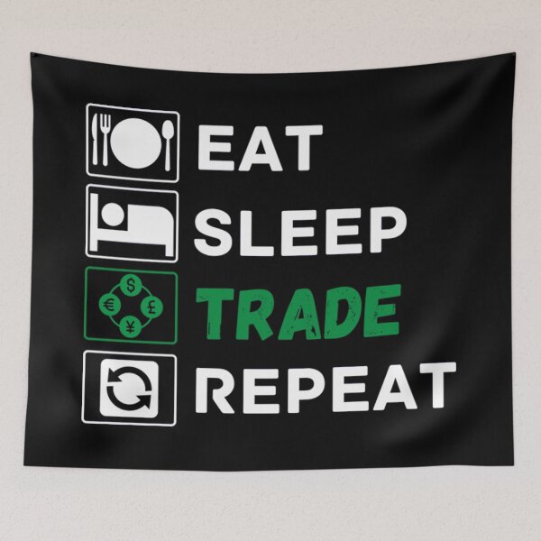 Item preview, Eat sleep trade repeat designed and sold by Plane110.