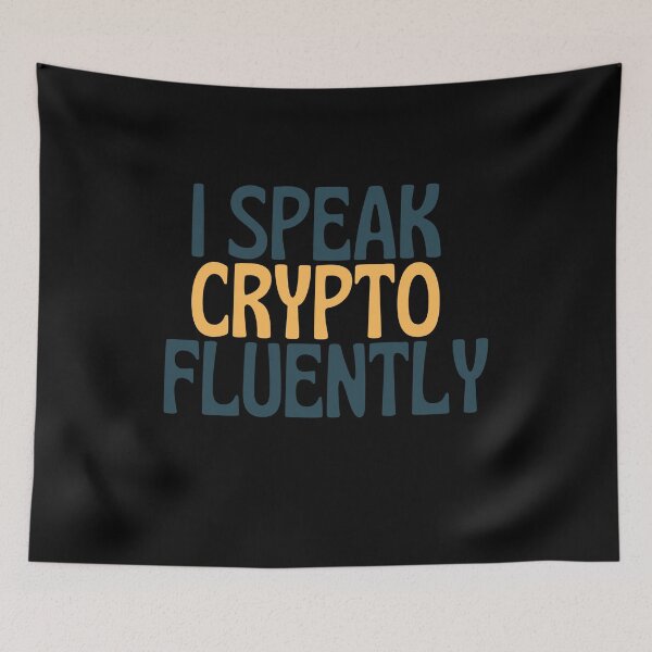 Item preview, I speak crypto fluently designed and sold by dacdibac.