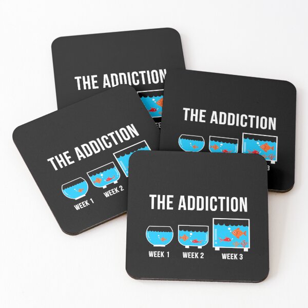 Item preview, Funny Aquarium Aquarist Fish Tank Addiction Fish Keeping designed and sold by JaniceRuthArts.