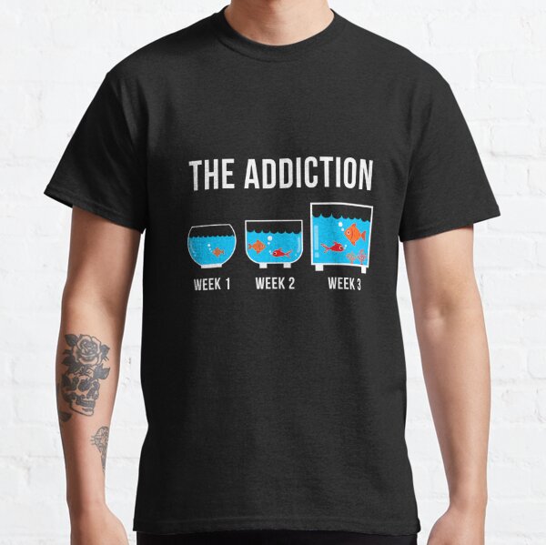 Funny Fish Aquarium Addiction - Aquarium - T-Shirt