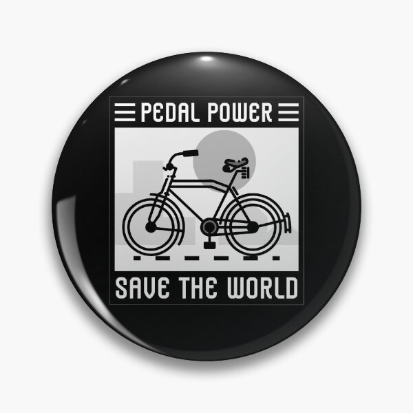 Item preview, Pedal Power Save The World Design designed and sold by Artpace.