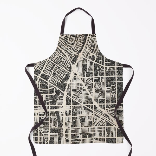 Item preview, Norwalk map California Ink lines designed and sold by InkMaps.