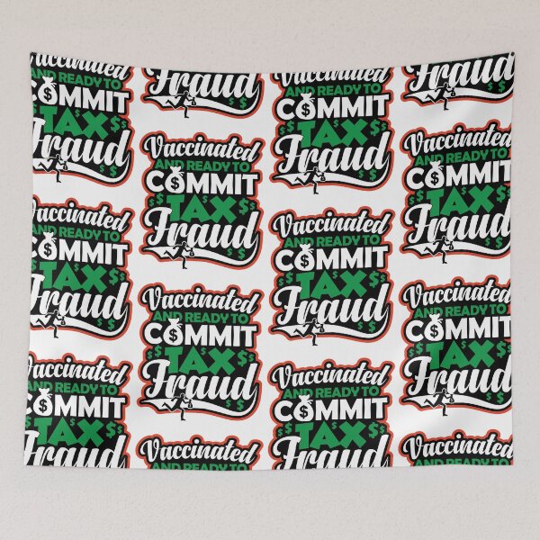 Item preview, Vaccinated And Ready To Commit Tax Fraud | Tax Evasion Is My Bacon designed and sold by GravitiTees.