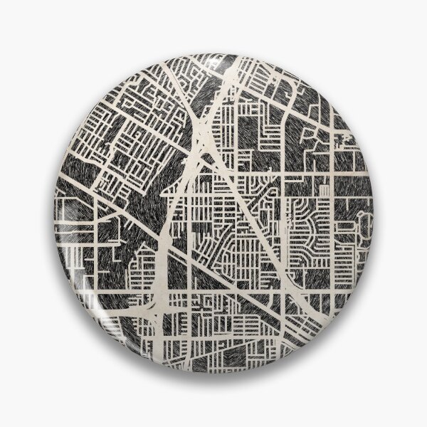 Item preview, Norwalk map California Ink lines 2 designed and sold by InkMaps.