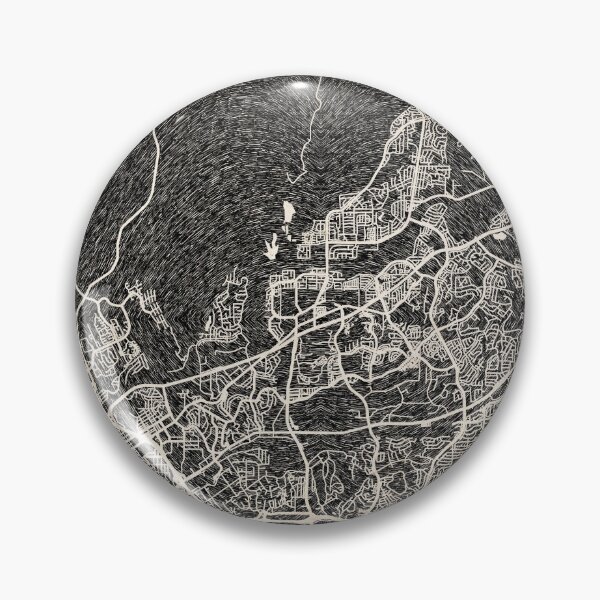 Item preview, Oceanside map California Ink lines designed and sold by InkMaps.