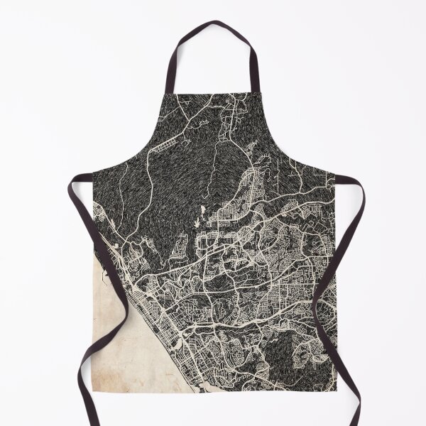 Item preview, Oceanside map California Ink lines 2 designed and sold by InkMaps.