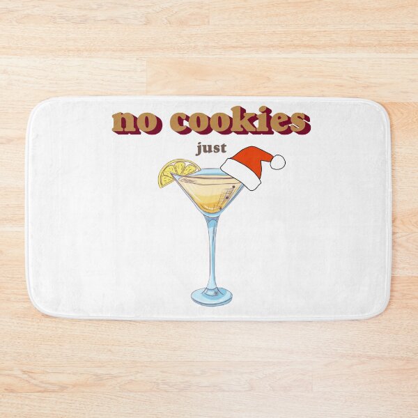 Item preview, No cookies just cocktails with Santa Hat designed and sold by heyitsIrish.