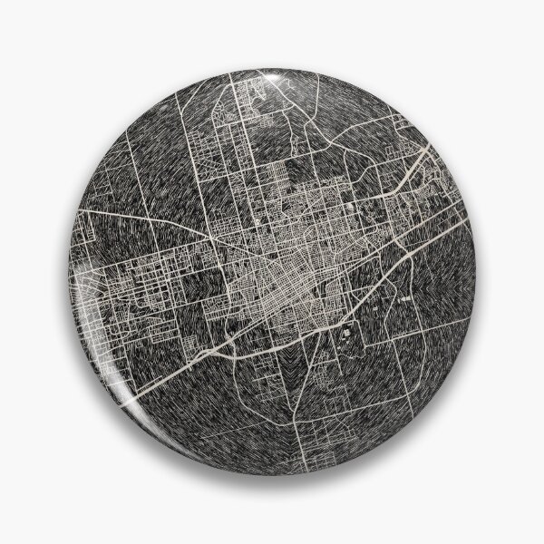 Item preview, Odessa map Texas Ink lines 2 designed and sold by InkMaps.