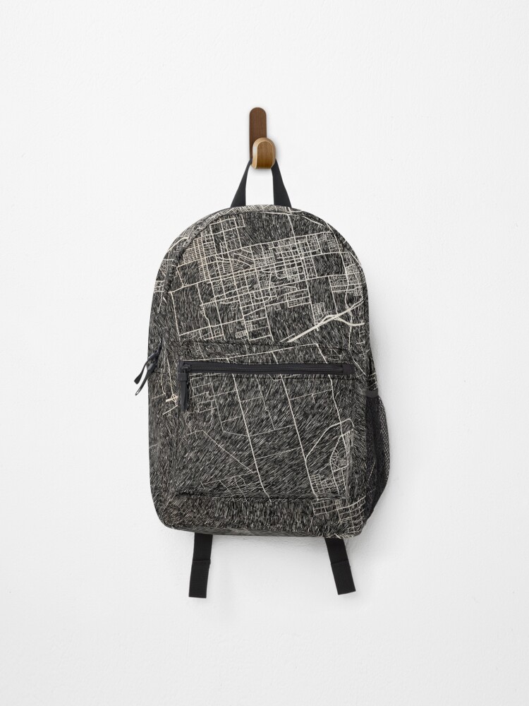 Thumbnail 1 of 3, Backpack, Odessa map Texas Ink lines 2 designed and sold by InkMaps.