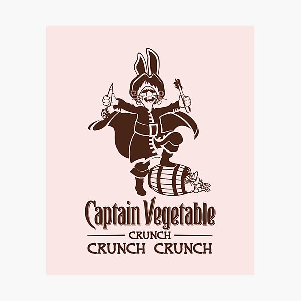 Item preview, Classic Crunch Crunch Gift Captain Vegetable Christmas  designed and sold by MorganAdamska.
