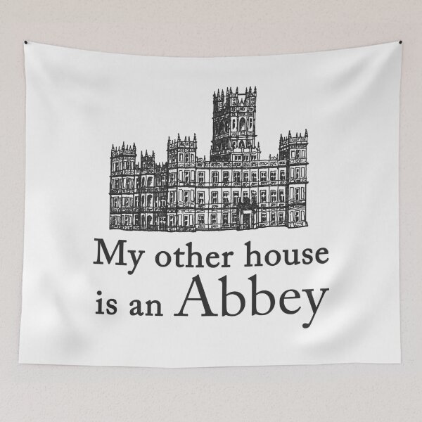Item preview, My other house is an Abbey Fitted Scoop Downton Abbey Geometric Shapes Astronomy In Your Home designed and sold by DowntonAbbeyArt.