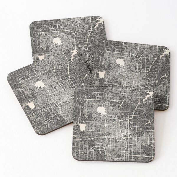 Item preview, Oklahoma City map Oklahoma Ink lines 2 designed and sold by InkMaps.