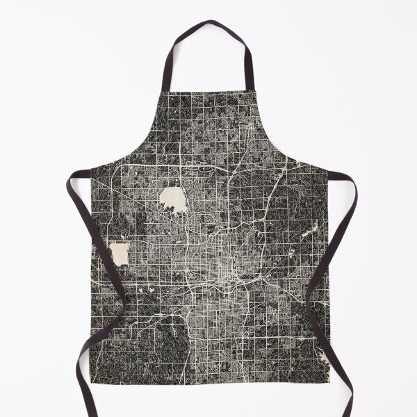 Item preview, Oklahoma City map Oklahoma Ink lines 2 designed and sold by InkMaps.