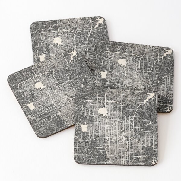Item preview, Oklahoma City map Oklahoma Ink lines designed and sold by InkMaps.