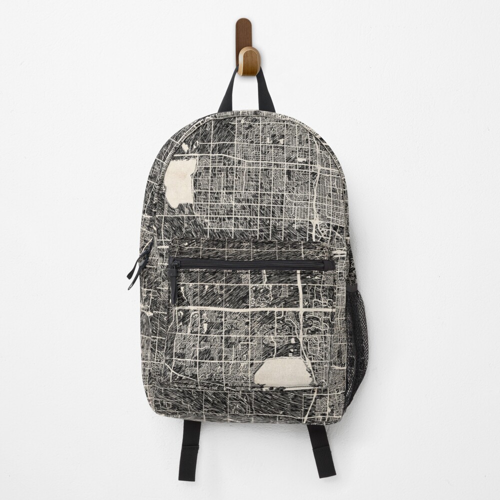 Vista previa del artículo con la obra «Mochila», diseñado y vendido por InkMaps.