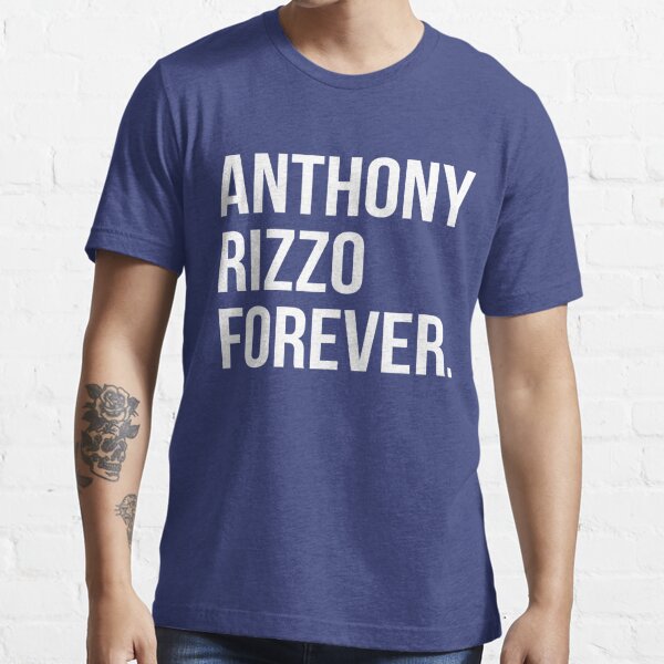 MLB Nike Chicago Cubs #44 Anthony Rizzo Gray Name & Number T-Shirt