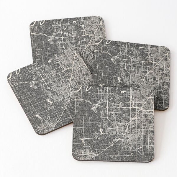 Item preview, Olathe map Kansas Ink lines 2 designed and sold by InkMaps.