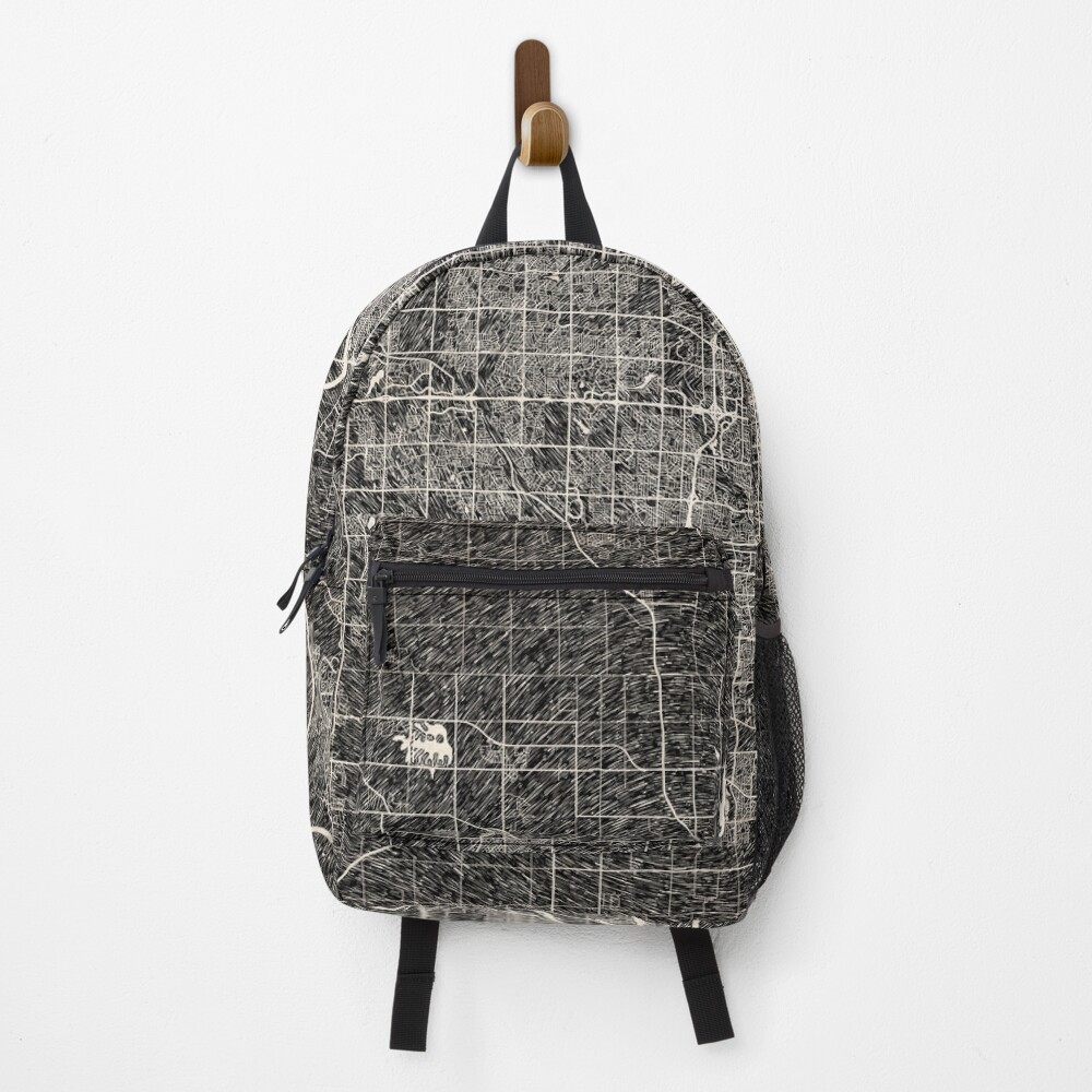 Vista previa del artículo con la obra «Mochila», diseñado y vendido por InkMaps.