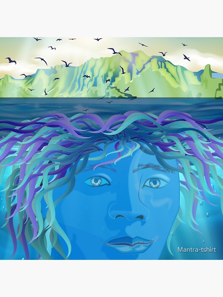 Thumbnail 2 of 2, Tote Bag, Tangaroa - Polynesian Mythology - Maori Mythology designed and sold by Mantra-tshirt.