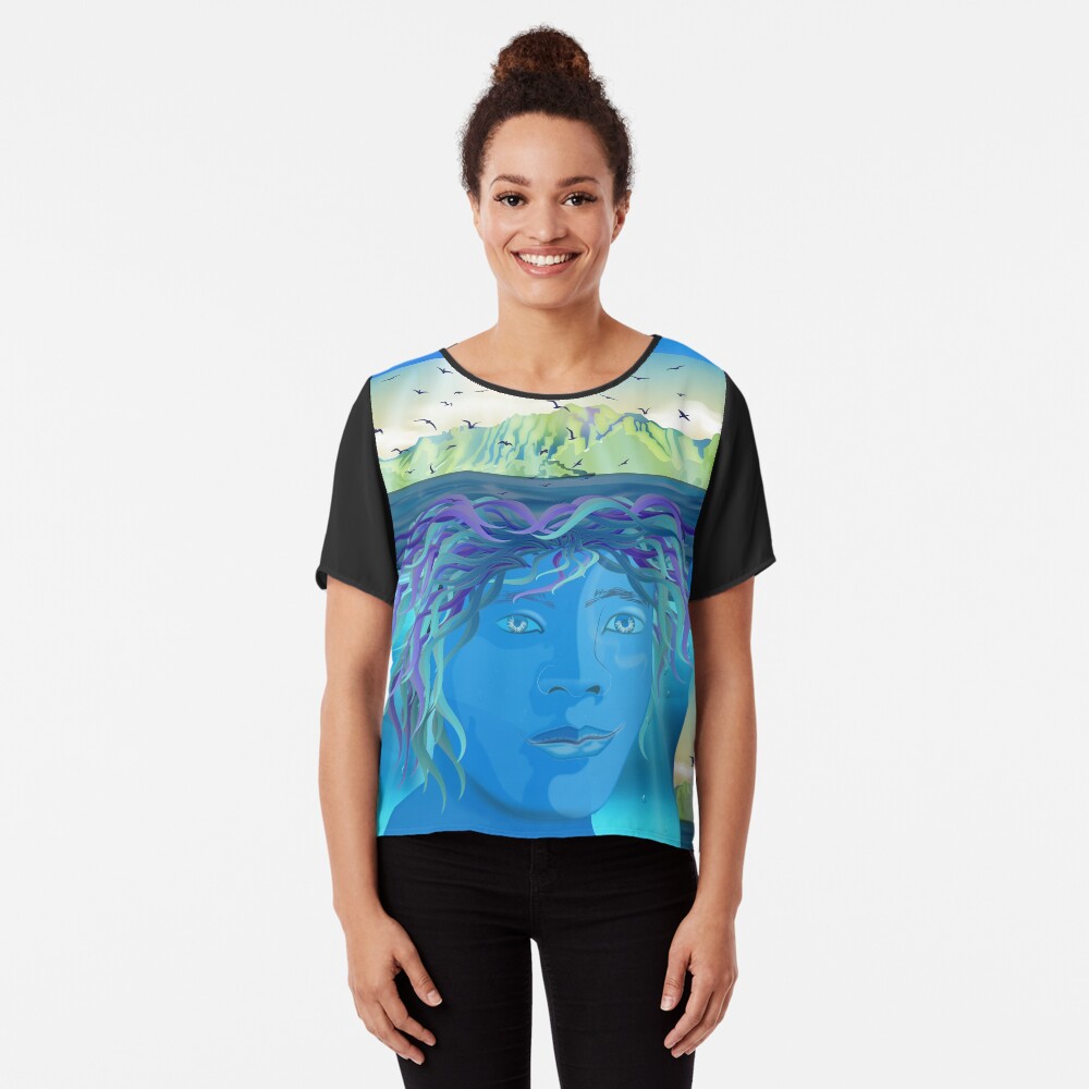 Item preview, Chiffon Top designed and sold by Mantra-tshirt.