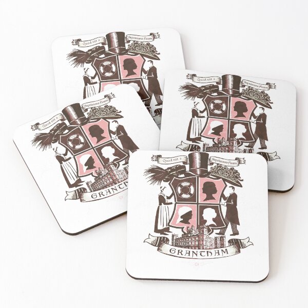 Item preview, Grantham coat of arms pink Downton Abbey Arts Decoratifs Astronomy In Your Home designed and sold by DowntonAbbeyArt.