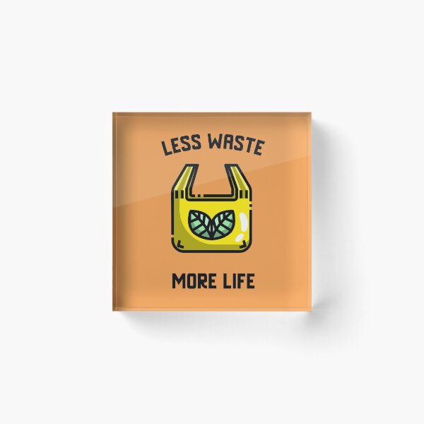 Item preview, Less Waste More Life designed and sold by Printed-Goodies.