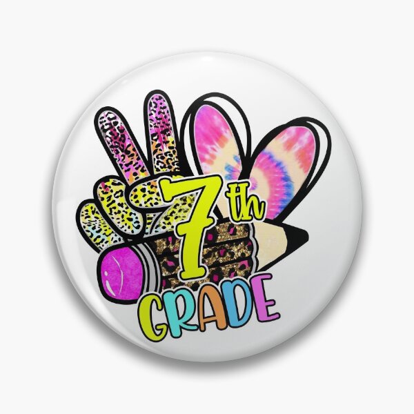 Item preview, 7th Grade Peace Love Pencil designed and sold by WaveOcean123.
