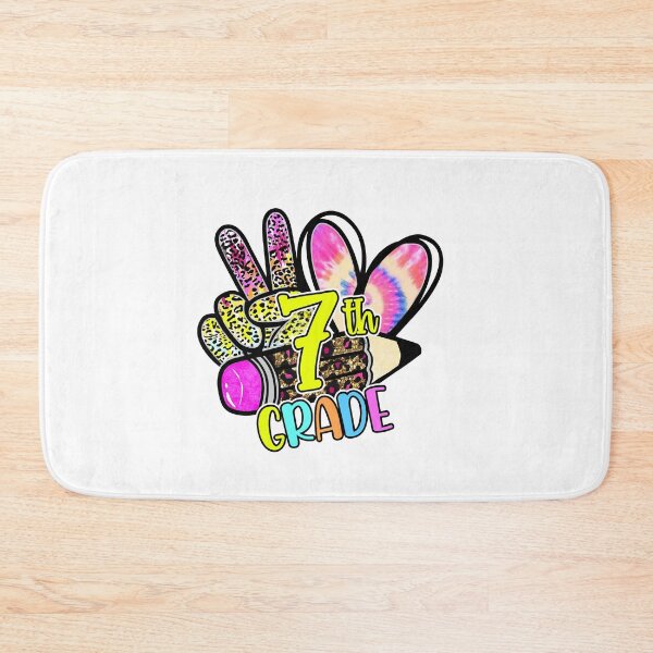 Item preview, 7th Grade Peace Love Pencil designed and sold by WaveOcean123.