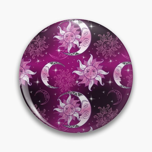 Item preview, Puple Space celestial moon stars sun designed and sold by PlusAdore.