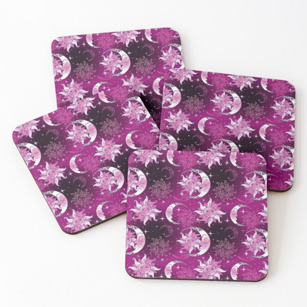 Item preview, Puple Space celestial moon stars sun designed and sold by PlusAdore.