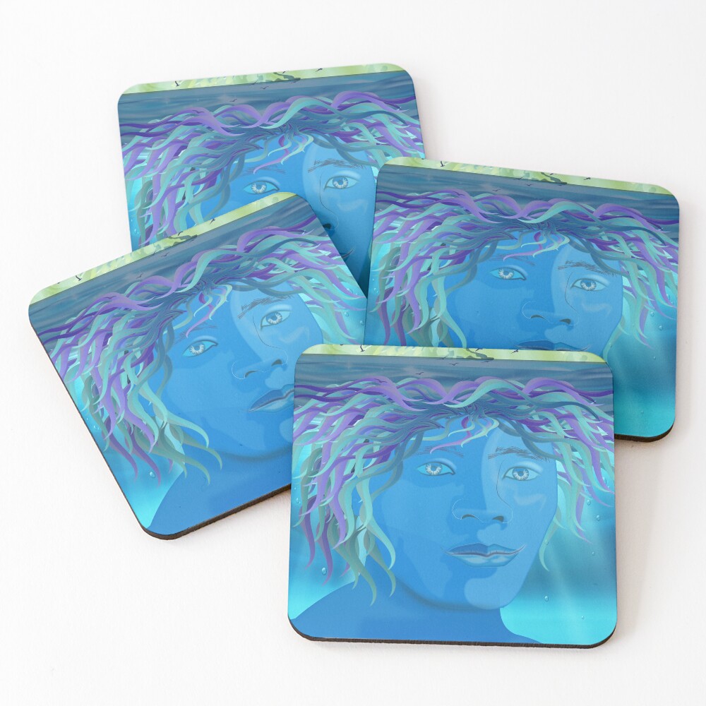 Item preview, Coasters (Set of 4) designed and sold by Mantra-tshirt.