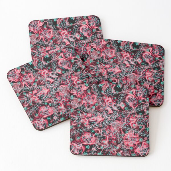 Item preview, Clouds and Stars burgundy and green designed and sold by Only1helen.