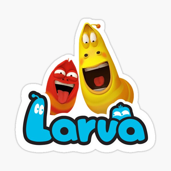 Larva Cartoon Stickers for Sale | Redbubble