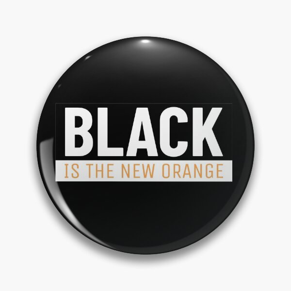 Item preview, Black Is The New Orange Design designed and sold by Artpace.