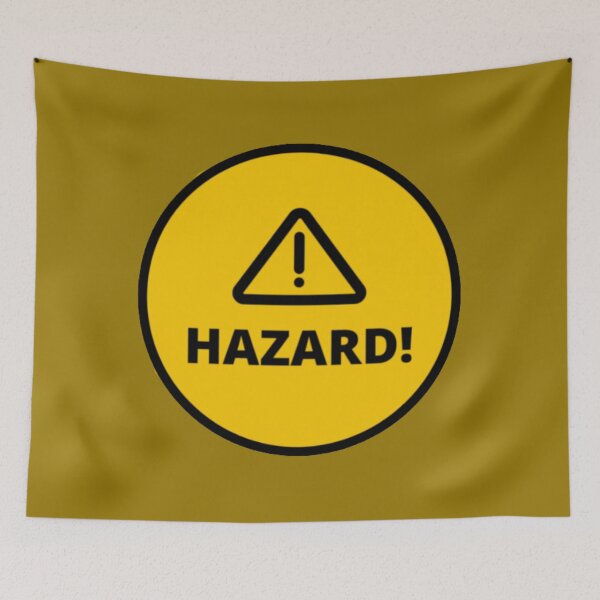 Item preview, Hazard   round sticker design  designed and sold by exr378.