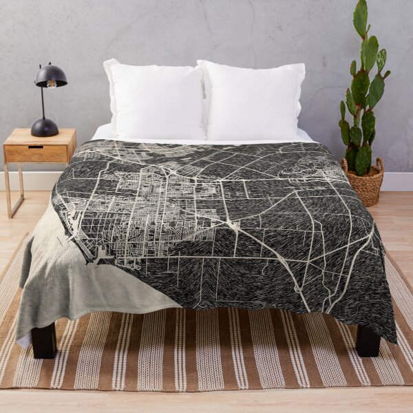 Item preview, Oxnard map California Ink lines 2 designed and sold by InkMaps.
