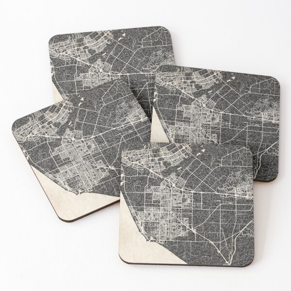 Item preview, Oxnard map California Ink lines 2 designed and sold by InkMaps.