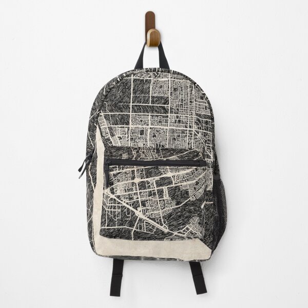 Item preview, Oxnard map California Ink lines 2 designed and sold by InkMaps.