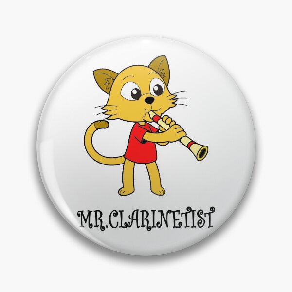 Item preview, Cat Clarinet Funny Shirt for Mom, Dad, Husband, Boyfriend, Girlfriend, designed and sold by Goods-by-Jojo.