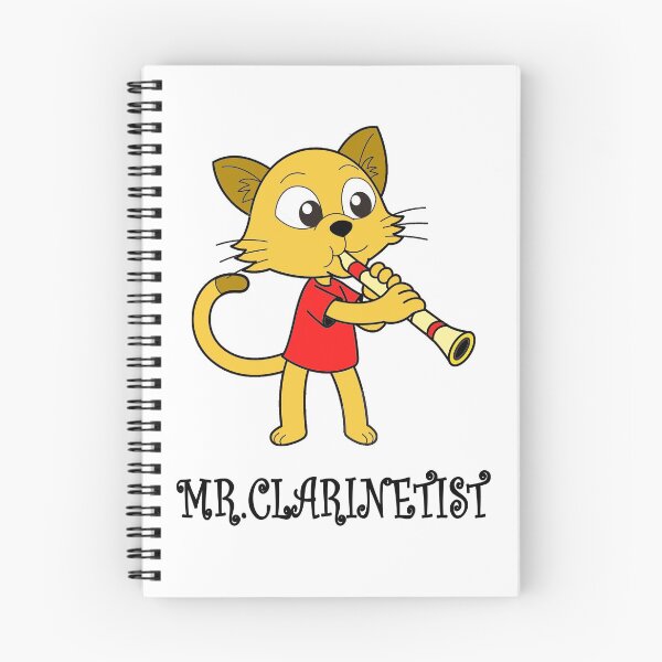 Item preview, Cat Clarinet Funny Shirt for Mom, Dad, Husband, Boyfriend, Girlfriend, designed and sold by Goods-by-Jojo.