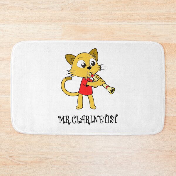 Item preview, Cat Clarinet Funny Shirt for Mom, Dad, Husband, Boyfriend, Girlfriend, designed and sold by Goods-by-Jojo.