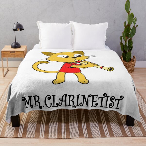 Item preview, Cat Clarinet Funny Shirt for Mom, Dad, Husband, Boyfriend, Girlfriend, designed and sold by Goods-by-Jojo.